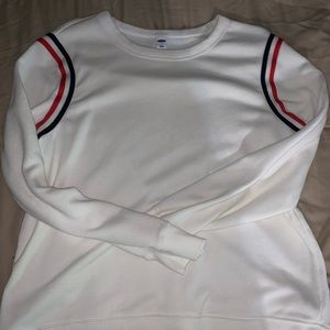 Red & Blue Striped Sweater